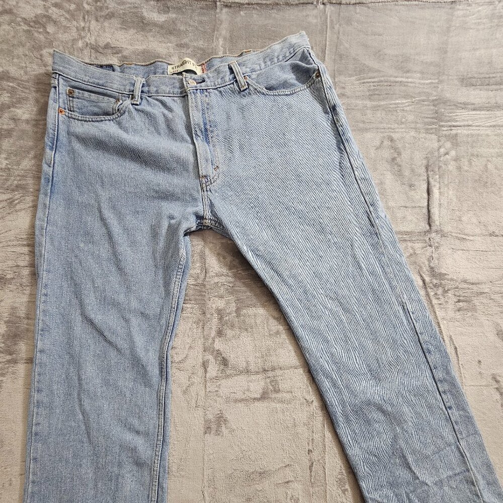 Levi's Men's 505 Straight Fit Jeans/Denim Size 40x30 Lightwash